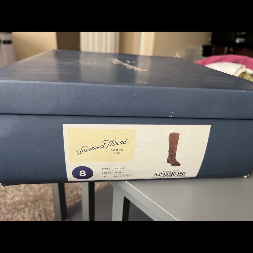 Tan boots like new worn once